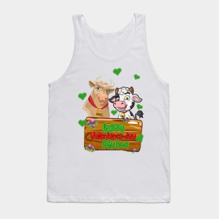 Cow - Happy Valentine's day -Happy Valentines Day My love Tank Top